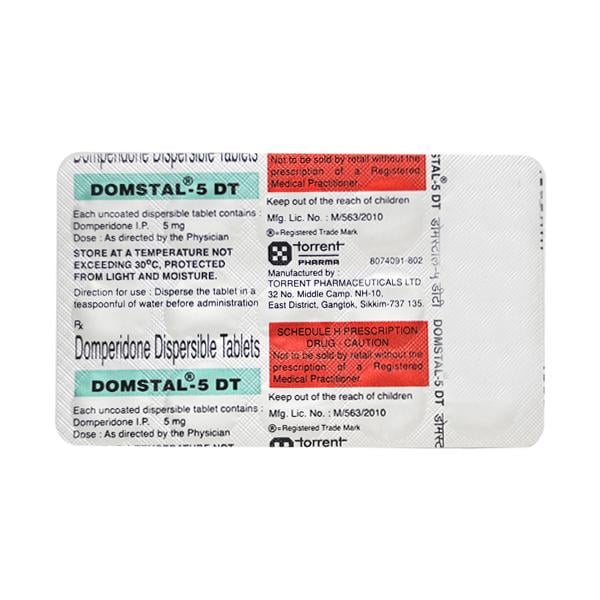 DOMSTAL DT 5mg Tablet 15's