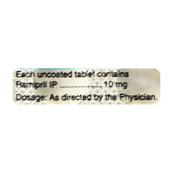 Ramipres 10mg Tablet 10'S