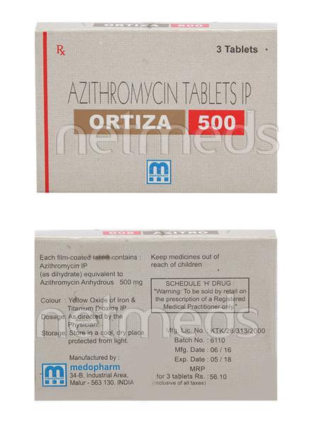 Ortiza 500mg Tablet 3'S