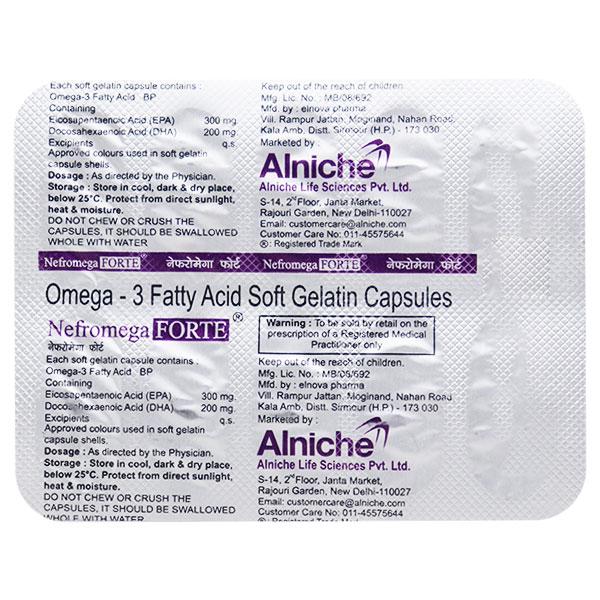 Nefromega Forte Capsule 10'S