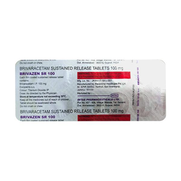 BRIVAZEN SR 100 Tablet 10's