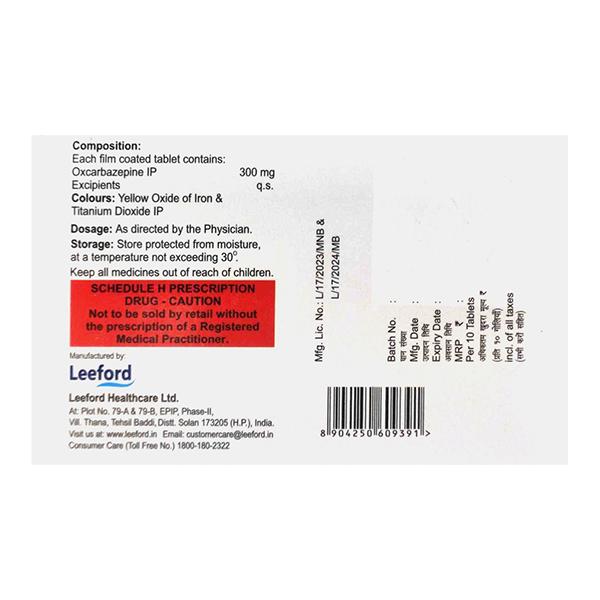 OXBIZEP 300 Tablet 10's