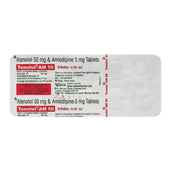 Tenolol AM 50mg Tablet 10'S