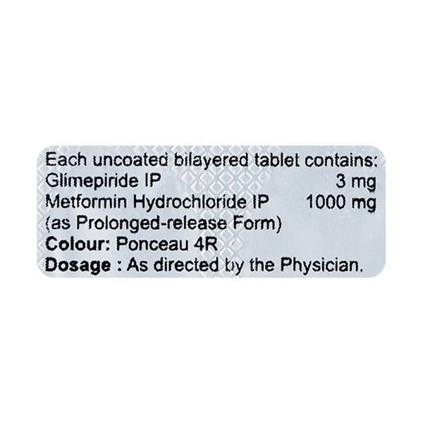 GLIMINYLE M FORTE 3mg Tablet 10's