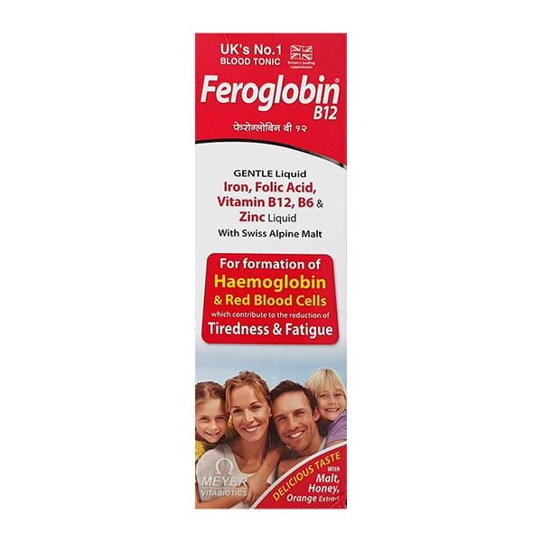 Feroglobin B12 Delicious Taste with Malt Honey Orange Extract Syrup 200ml