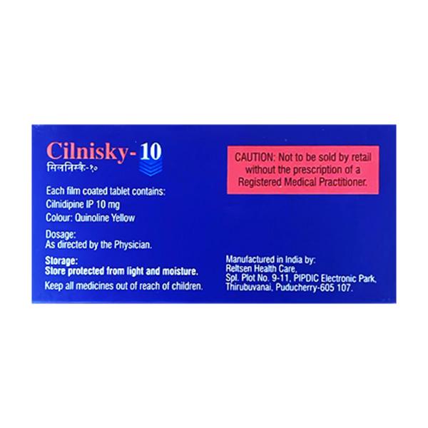 CILNISKY 10 Tablet 15's