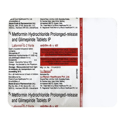 Laformin G2 Forte Tablet 10'S