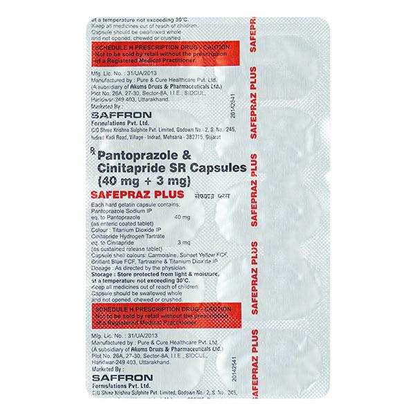 Safepraz Plus Capsule 10'S