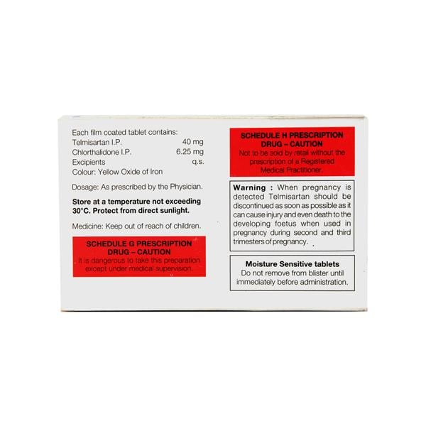 Telpres Ct 40/6.25Mg Tablet 15's