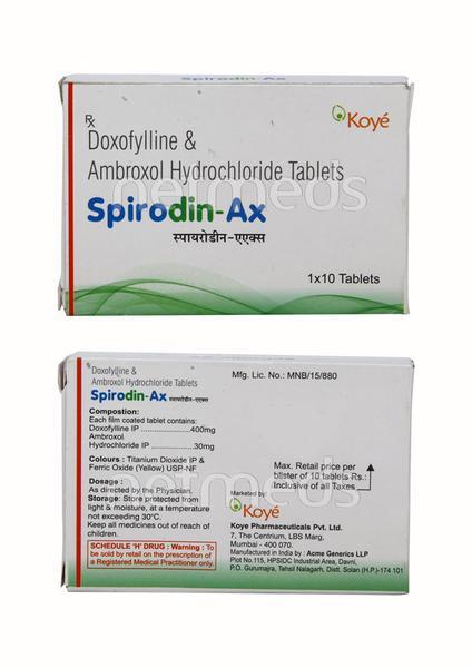Spirodin AX Tablet 10'S