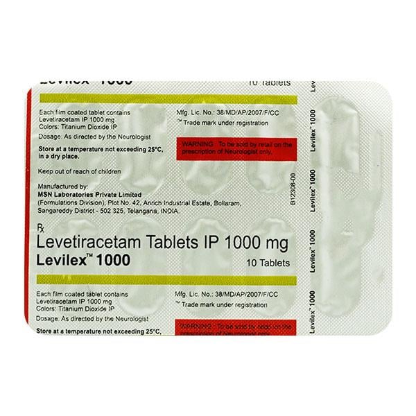 Levilex 1000mg Tablet 10'S