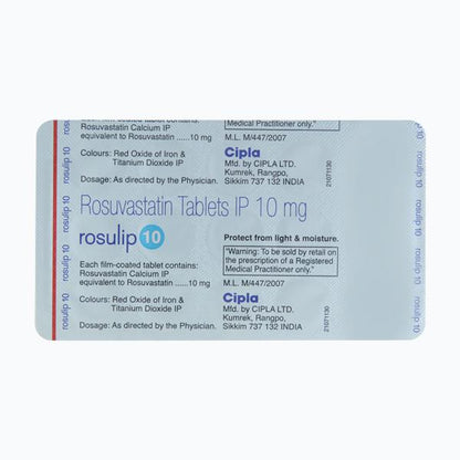 Rosulip 10mg Tablet 15'S