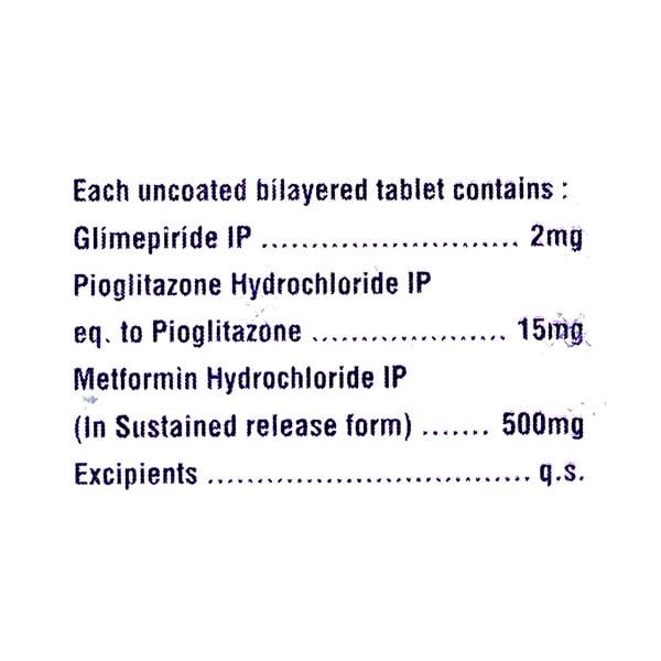 GLIMSTIN MP 2 Tablet 15's