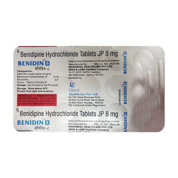 BENIDIN 8 Tablet 15's