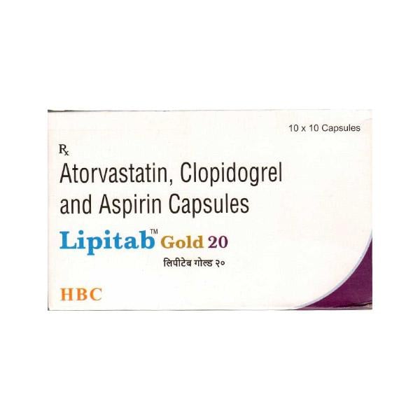 LIPITAB GOLD 20 Capsule 10's