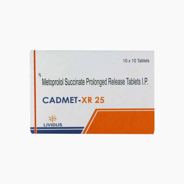 Cadmet XR 25mg Tablet 10'S