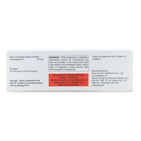 Telcure 40mg Tablet 10'S