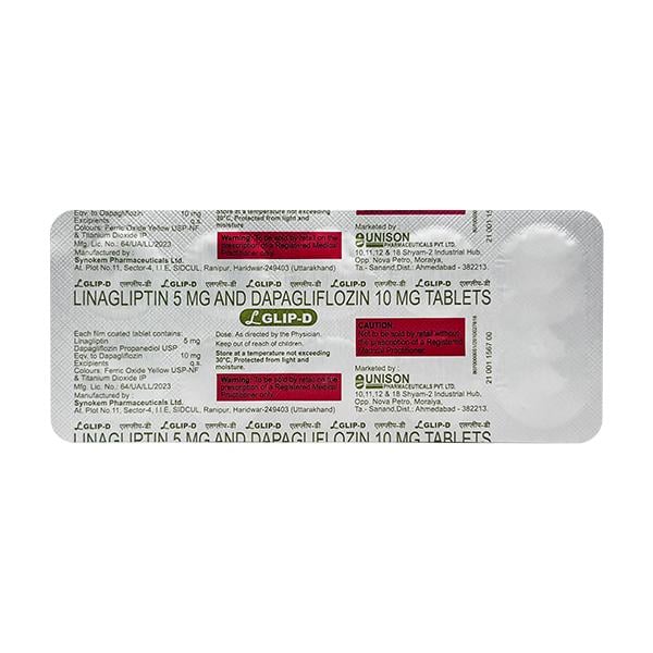L GLIP D Tablet 10's