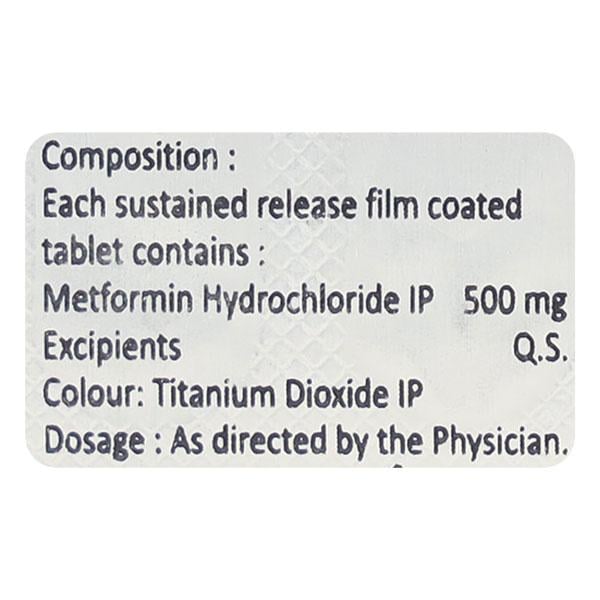 Zyromet Sr 500Mg Tablet 10's