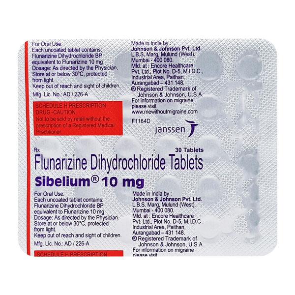 Sibelium 10mg Tablet 30'S
