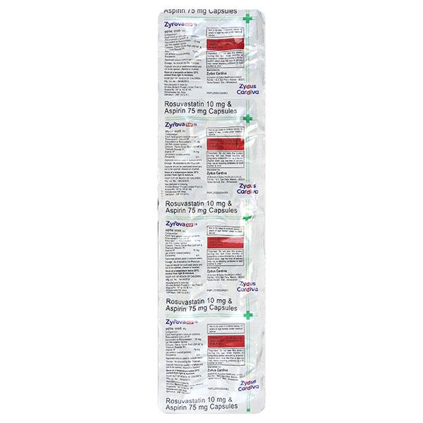 Zyrova Asp 10/75mg Capsule 10'S
