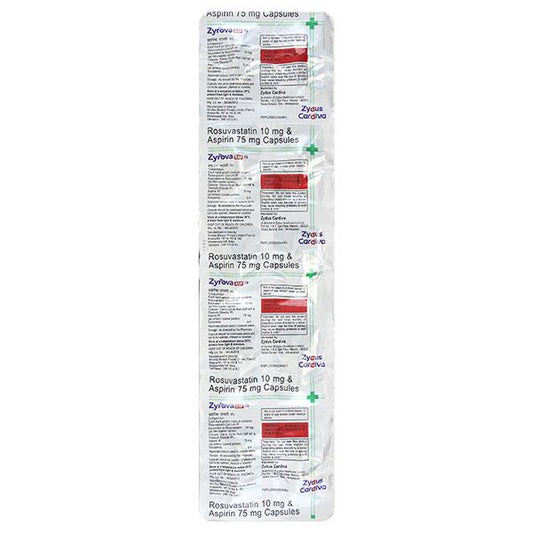 Zyrova Asp 10/75mg Capsule 10'S