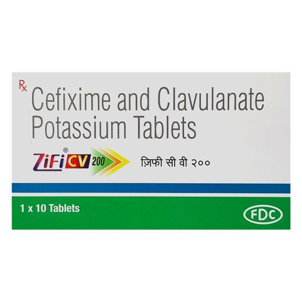 Zifi CV 200mg Tablet 10'S