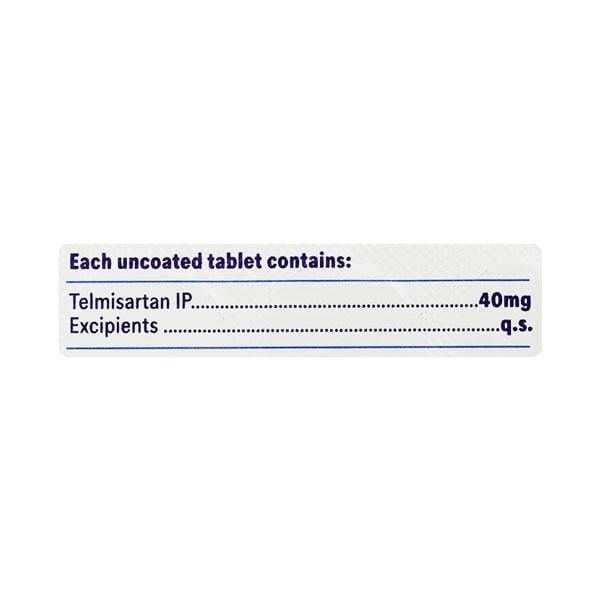 Telsartan 40mg Tablet 14'S