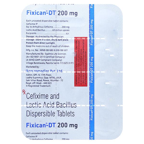 FIXICAN DT 200 Tablet 10's