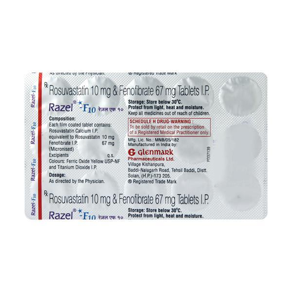 Razel F 10mg Tablet 15'S