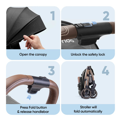 Frido Autofold Travel Stroller