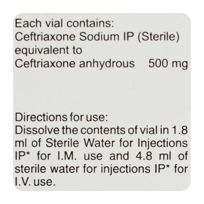 Accuzon 500mg Injection 1's