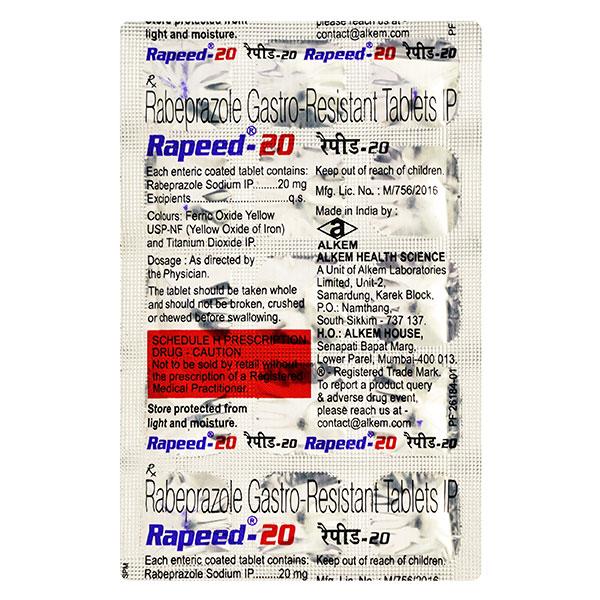 RAPEED 20mg Tablet 15's