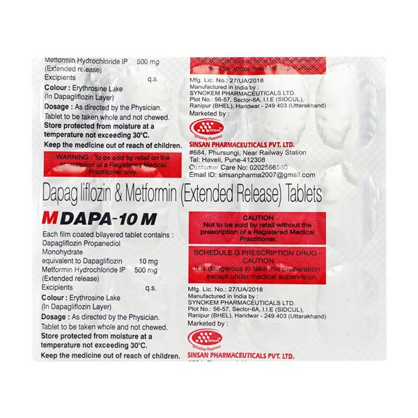 MDAPA 10 M Tablet 15's
