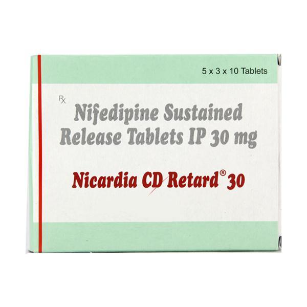 Nicardia CD Retard 30mg Tablet 10'S