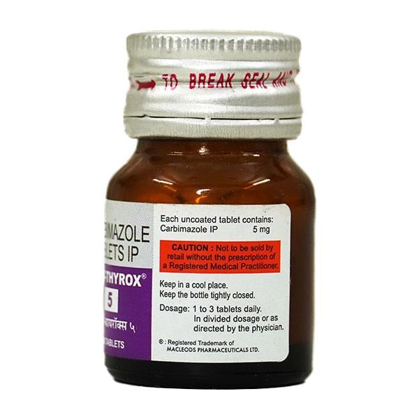 Anti Thyrox 5mg Tablet 100'S