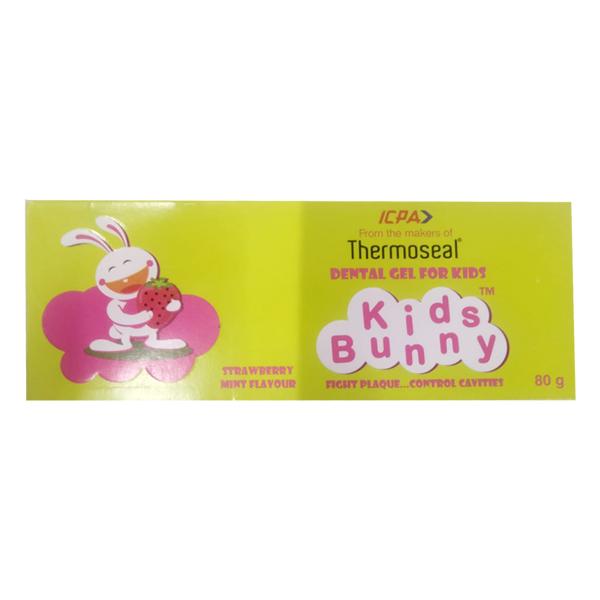 Kids Bunny Strawberry Mint Flavour Dental Gel 80gm