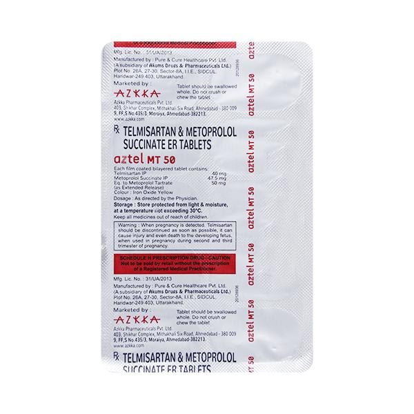 AZTEL MT 50mg Tablet 10's
