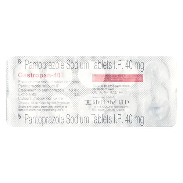 GASTROPAN 40mg Tablet 10's