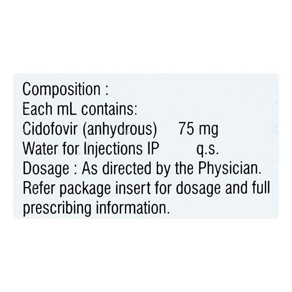 CIDNAVIR Injection 5ml