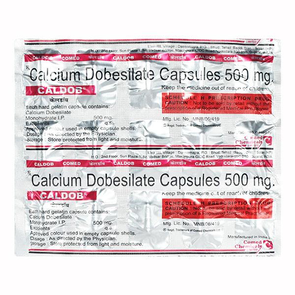 Caldob 500mg Capsule 15'S