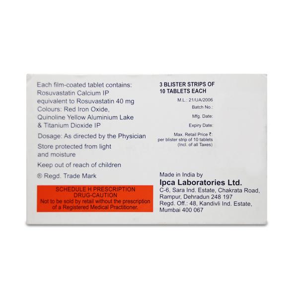 Rxtor 40mg Tablet 10'S