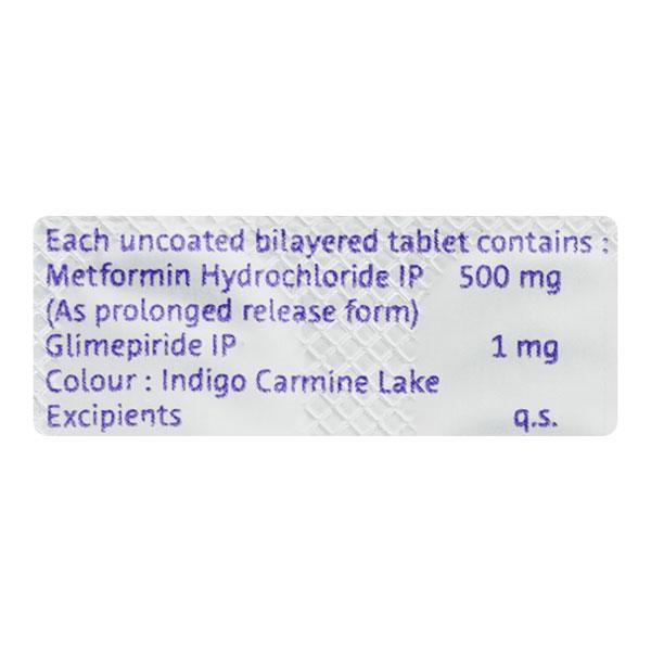 Euglim M 1mg Tablet 10'S