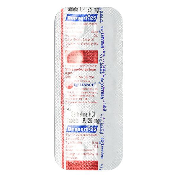 Depsert 25mg Tablet 10'S