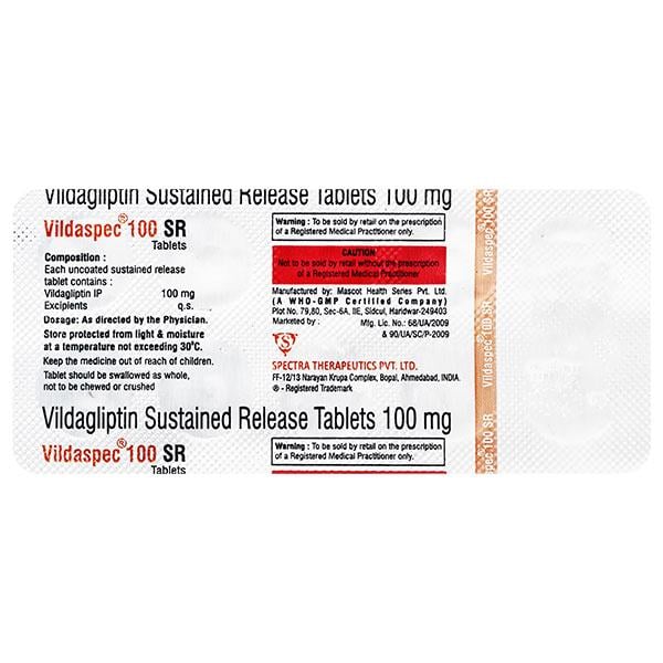 VILDASPEC SR Tablet 10's