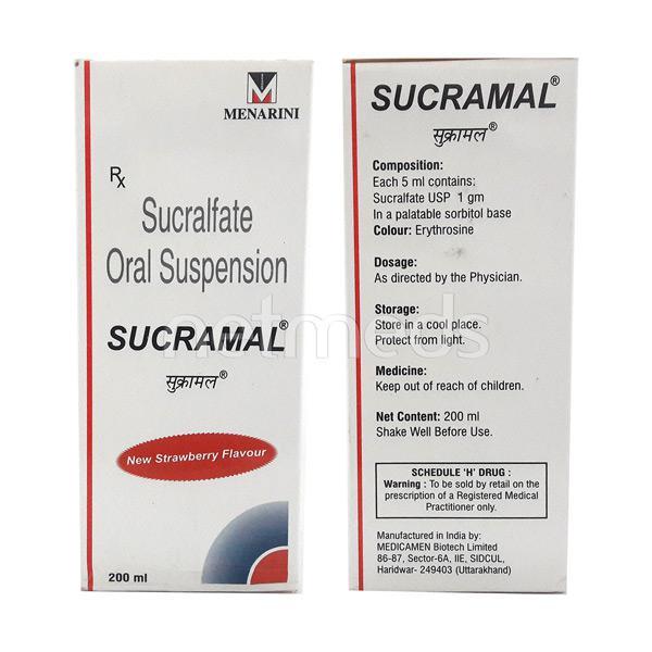 Sucramal STRAWBERRY FLAVOUR Suspension 200ml