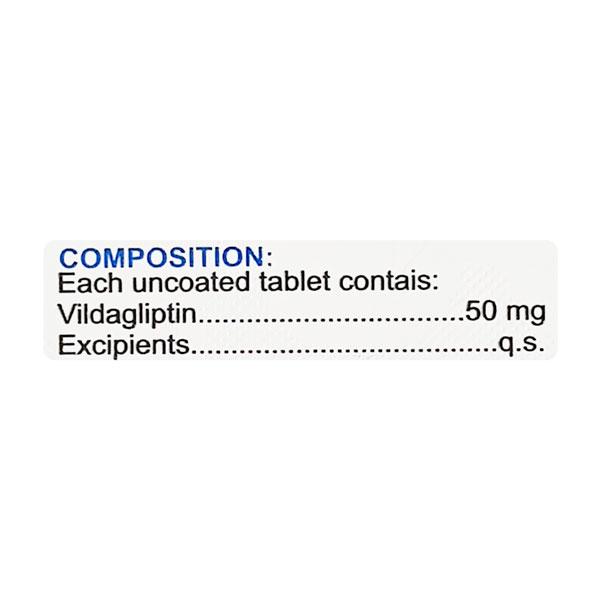 VILDAZEST 50 Tablet 15's