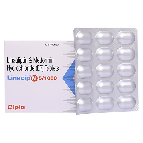 LINACIP M 5/1000 Tablet 15's