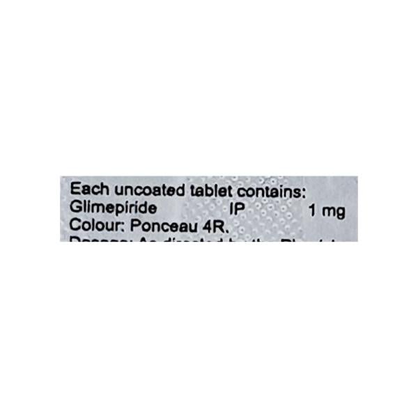 Glimiprime 1mg Tablet 10'S