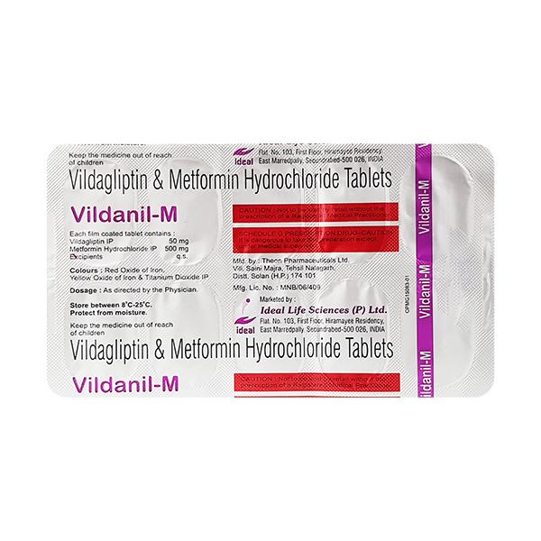 VILDANIL M Tablet 10's